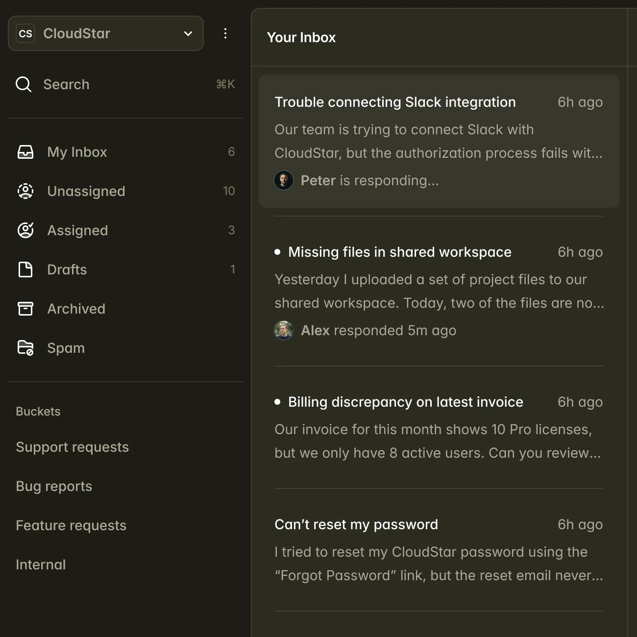 Frontend development example