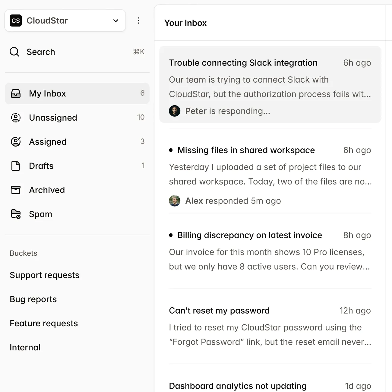 Frontend development example